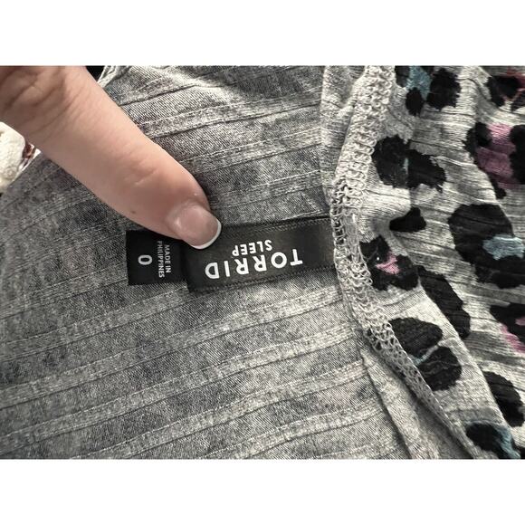 TORRID SLEEP Pajama Top Animal Print Sz L - Picture 6 of 6